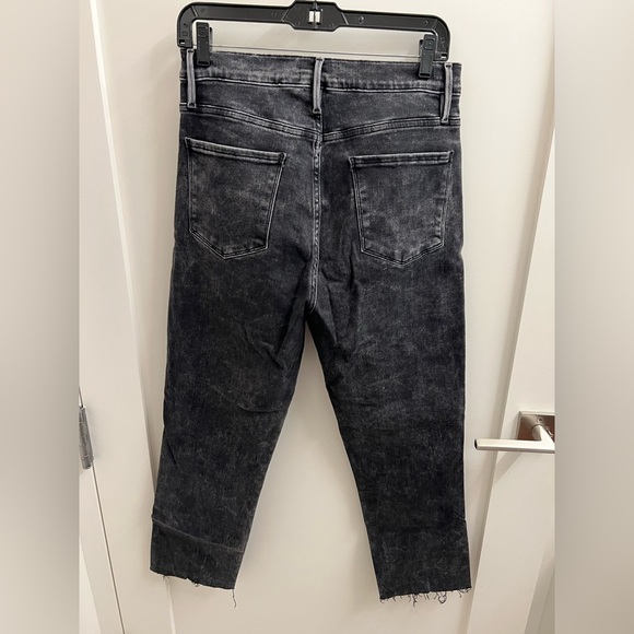 Frame Le Sylvie Raw Edge Jean in Rockstar - Picture 4 of 5